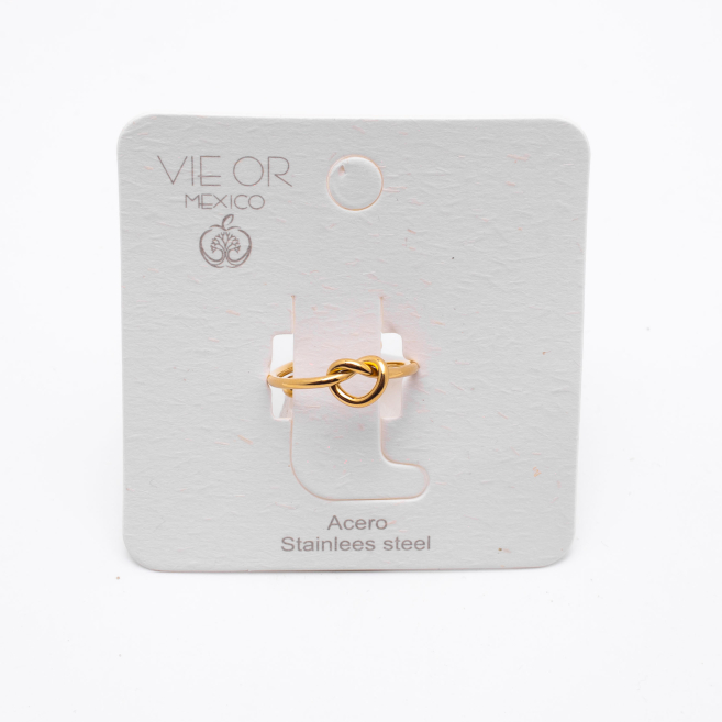 ANILLO ZO14075R Dorado Acero Inoxidable 2A24
