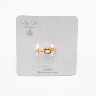 ANILLO ZO14075R Dorado Acero Inoxidable 2A24