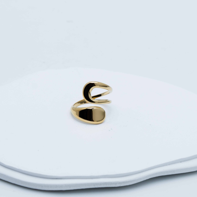 ANILLO ZO11202R150 Dorado Acero Inoxidable -A23