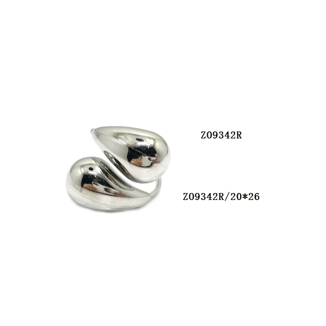 ANILLO ZO9433R/20*26MM/300 PLATEADO Acero Inoxidable