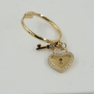 ANILLO ACERO Dorado ZO11903R -A31 A32