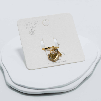 ANILLO ACERO Dorado ZO11903R -A31 A32