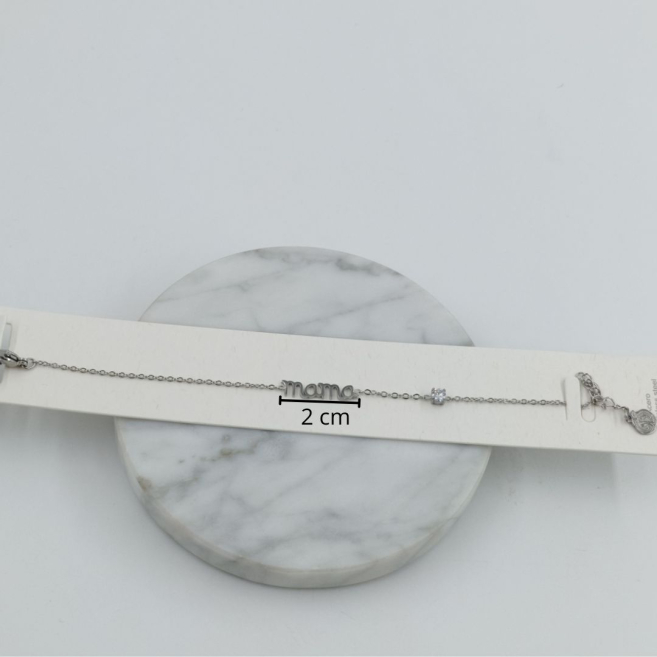 PULSERA ZO9298B150 PLATEADO Acero Inoxidable