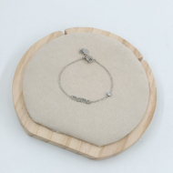PULSERA ZO9298B150 PLATEADO Acero Inoxidable