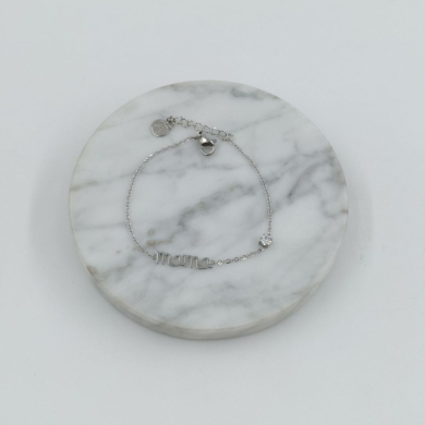 PULSERA ZO9298B150 PLATEADO Acero Inoxidable