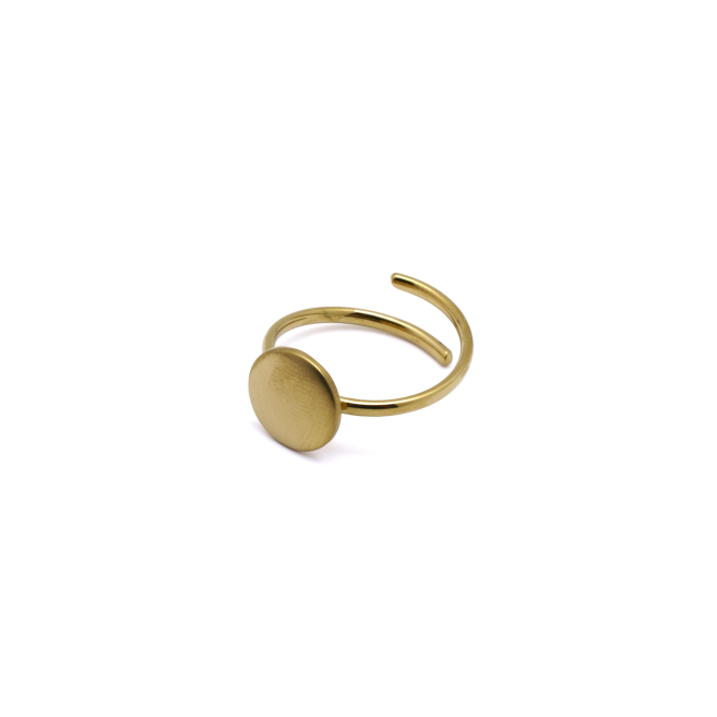 ANILLO ZO13300R Dorado Acero Inoxidable -2A11