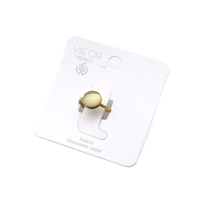 ANILLO ZO13300R Dorado Acero Inoxidable -2A11