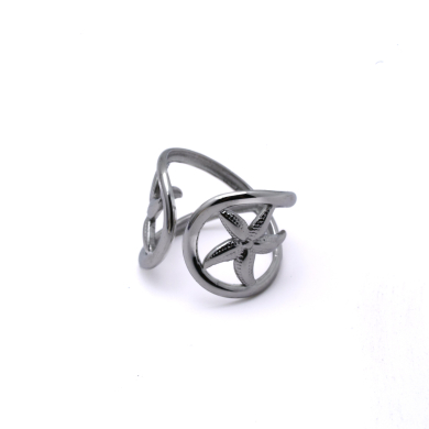 ANILLO Y00449 PLATEADO Acero Inoxidable A37