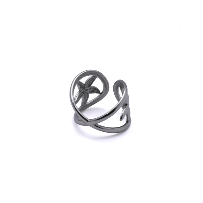 ANILLO Y00449 PLATEADO Acero Inoxidable A37
