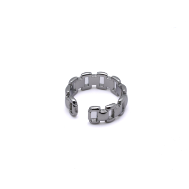 ANILLO ZO14130R Plateado Acero Inoxidable 2A23