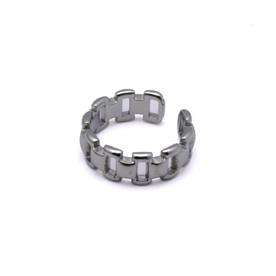 ANILLO ZO14130R Plateado Acero Inoxidable 2A23