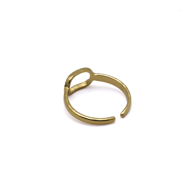 ANILLO ZO14301R DORADO Acero Inoxidable 2A33