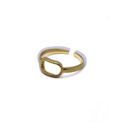 ANILLO ZO14301R DORADO Acero Inoxidable 2A33