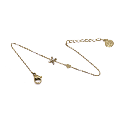 PULSERA ZO8988B200 Dorado X Acero Inoxidable 2D15