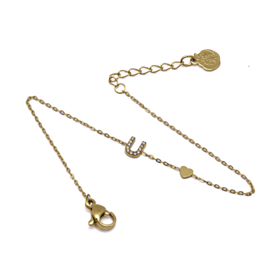 PULSERA ZO8988B200 Dorado U Acero Inoxidable 2D15