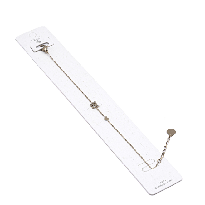 PULSERA ZO8988B200 Dorado W Acero Inoxidable 2D15
