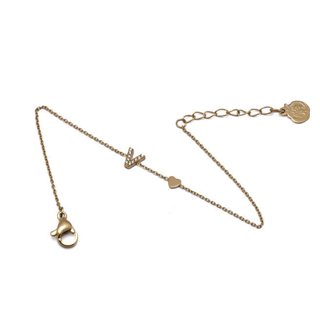 PULSERA ZO8988B200 Dorado V Acero Inoxidable 2D15
