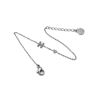 PULSERA ZO8988B200 Plateado H Acero Inoxidable 2C33