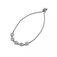PULSERA ZO13979B PLATEADO Acero Inoxidable