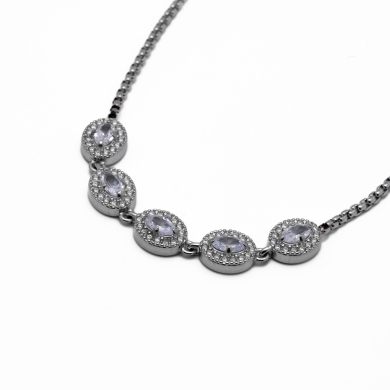 PULSERA ZO13979B PLATEADO Acero Inoxidable