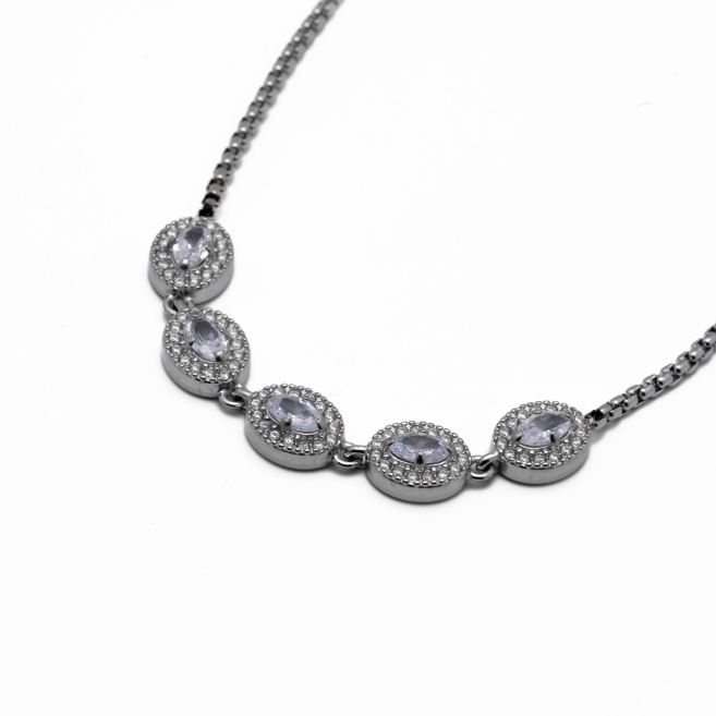 PULSERA ZO13979B PLATEADO Acero Inoxidable