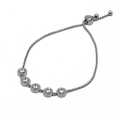 PULSERA ZO13982B PLATEADO Acero Inoxidable