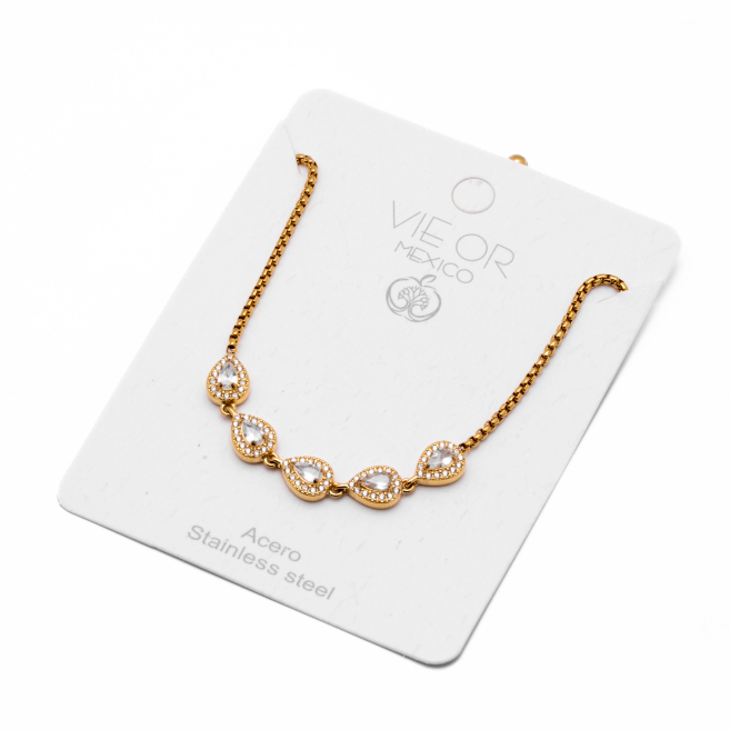 PULSERA ZO13981B DORADO Acero Inoxidable