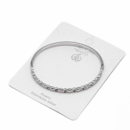 BRAZALETE ZO15541B PLATEADO Acero Inoxidable