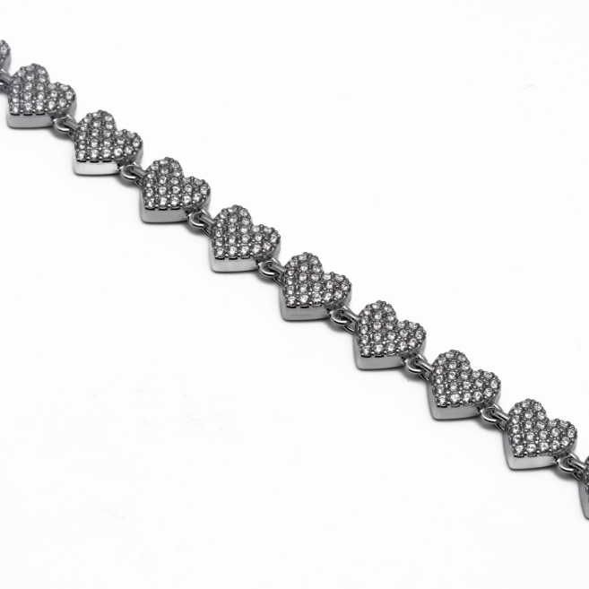 PULSERA ZO15225B PLATEADO Acero Inoxidable