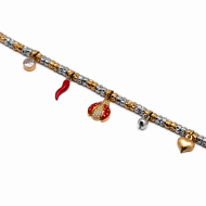 PULSERA ZO13527B BICOLOR Acero Inoxidable
