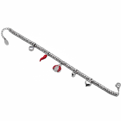 PULSERA ZO13527B PLATEADO Acero Inoxidable