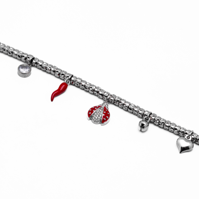 PULSERA ZO13527B PLATEADO Acero Inoxidable