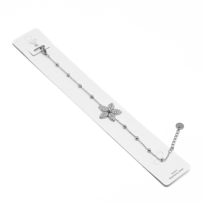 PULSERA ZO15115B PLATEADO Acero Inoxidable