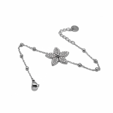 PULSERA ZO15115B PLATEADO Acero Inoxidable