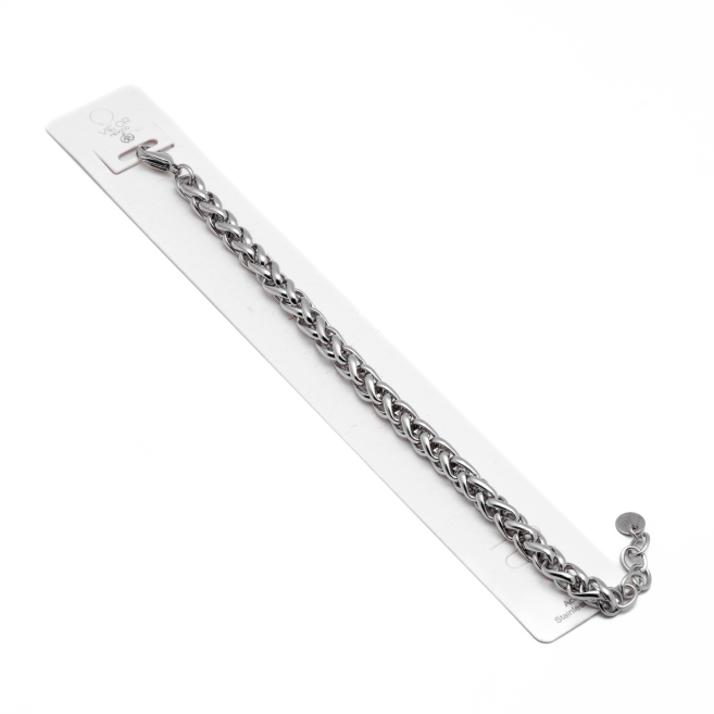 PULSERA ZO15681B PLATEADO Acero Inoxidable