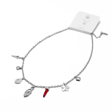 COLLAR ZO13355N PLATEADO Acero Inoxidable