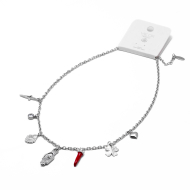 COLLAR ZO13355N PLATEADO Acero Inoxidable