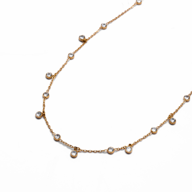 COLLAR ZO15579N DORADO Acero Inoxidable