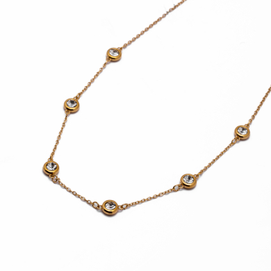 COLLAR ZO15497N DORADO Acero Inoxidable