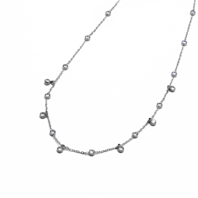 COLLAR ZO15579N PLATEADO Acero Inoxidable