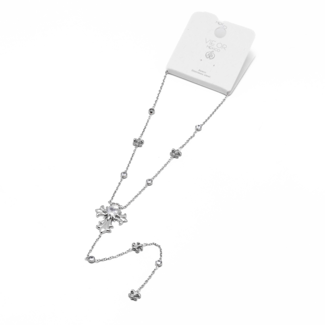 COLLAR ZO13409N PLATEADO Acero Inoxidable