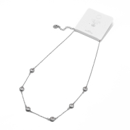 COLLAR ZO15497N PLATEADO Acero Inoxidable