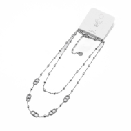 COLLAR ZO15179N PLATEADO Acero Inoxidable