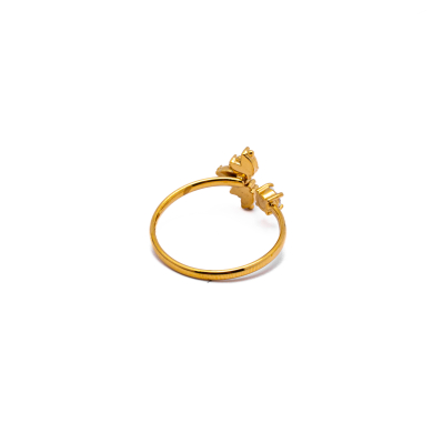 ANILLO ZO13810R DORADO Acero Inoxidable