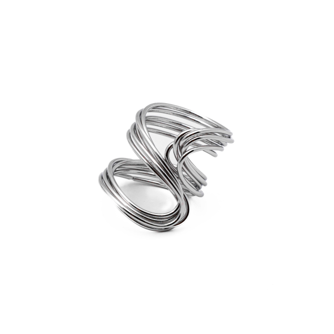 ANILLO ZO15590R PLATEADO Acero Inoxidable