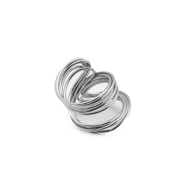 ANILLO ZO15590R PLATEADO Acero Inoxidable