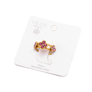 ANILLO ZO15099R DORADO+ROSA Acero Inoxidable A42