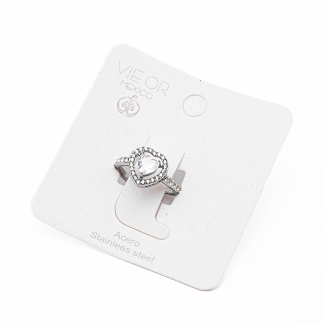 ANILLO ZO15863R PLATEADO Acero Inoxidable