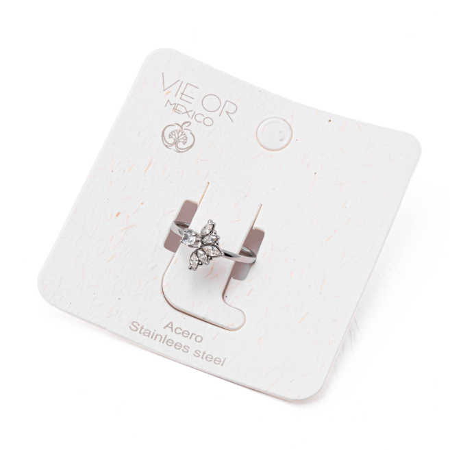 ANILLO ZO13810R PLATEADO Acero Inoxidable