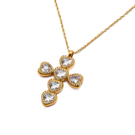 COLLAR ZO13838N DORADO Acero Inoxidable